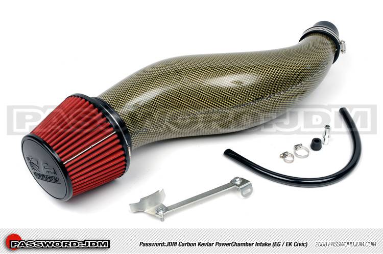 1996-2000 Honda Civic EK Password:JDM Dry Carbon Kevlar PowerChamber Intake