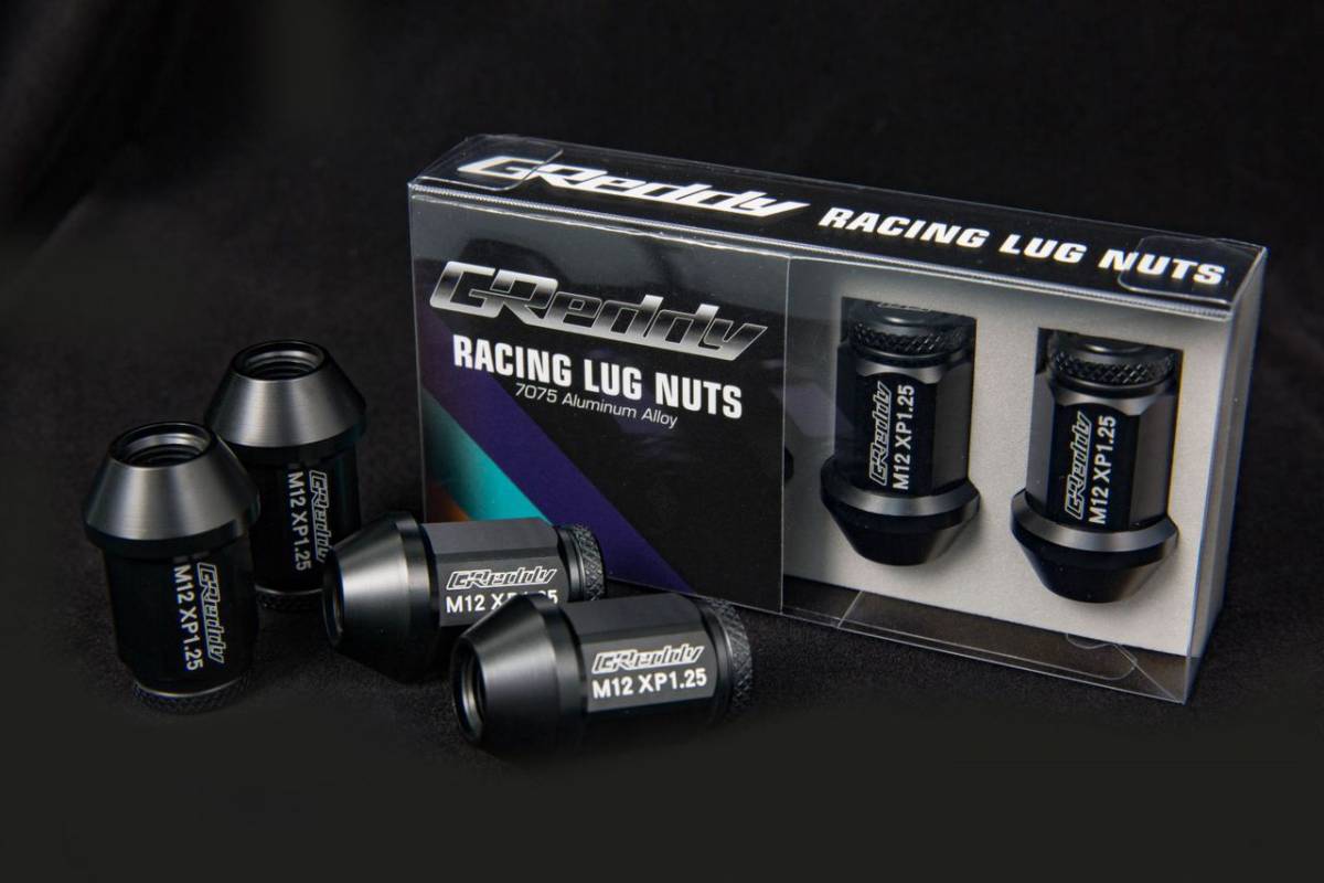 Greddy Greddy Racing Lug Nuts Short Closed M12 X P1 25 Black Set Of 4 Corsport