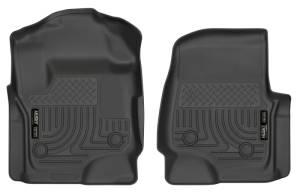 Husky Liners - Husky Liners 17 Ford F-250 Super Duty SuperCab WeatherBeater Black Floor Liners 13321