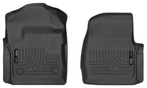 Husky Liners - Husky Liners 17 Ford F-250 F-350 Super Duty Standard Cab WeatherBeater Black Front Floor Liners 13311