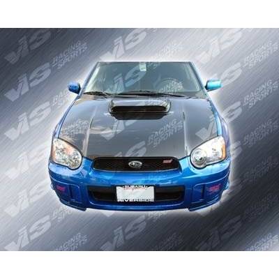 VIS - 2002-2003 Subaru WRX VIS Carbon Fiber Hood STI Style