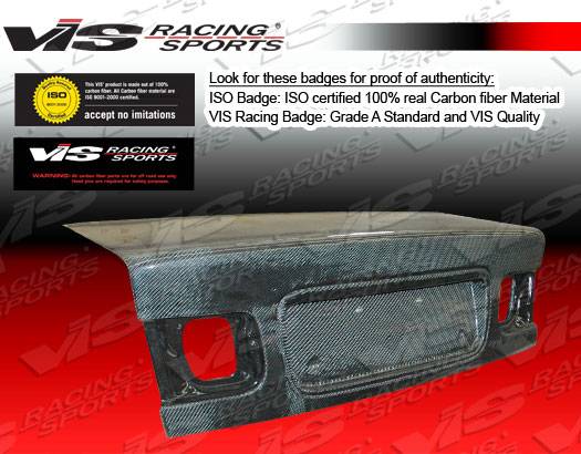 VIS - 1996-2000 Honda Civic 2dr VIS Carbon Fiber Trunk OEM Style