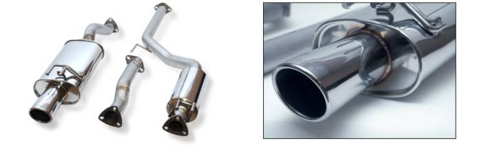 Vibrant - 2007-2011 Honda Civic Si Sedan Vibrant Streetpower Cat Back Exhaust (Gen2)