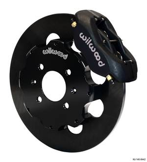 Wilwood - 2009-2014 Honda Fit Wilwood Forged Dynalite Front Drag Brake Kit (Black)