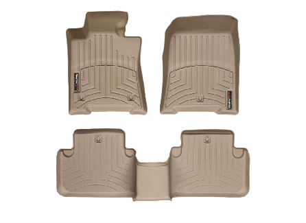 WeatherTech - 2012-2015 Honda Civic 4dr WeatherTech FloorLiner DigitalFit - Tan