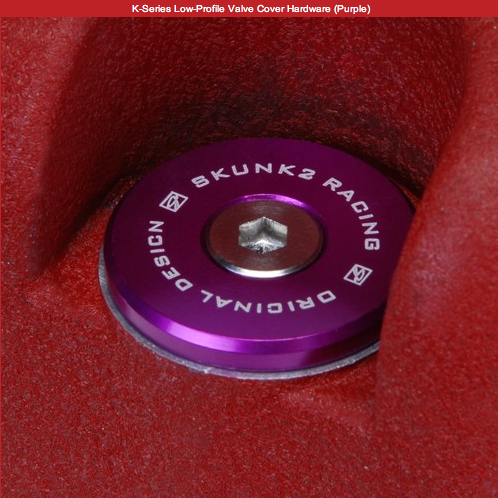 Skunk2 Racing - Honda/Acura Skunk2 K-Series Low-Profile Valve Cover Hardware (Purple)