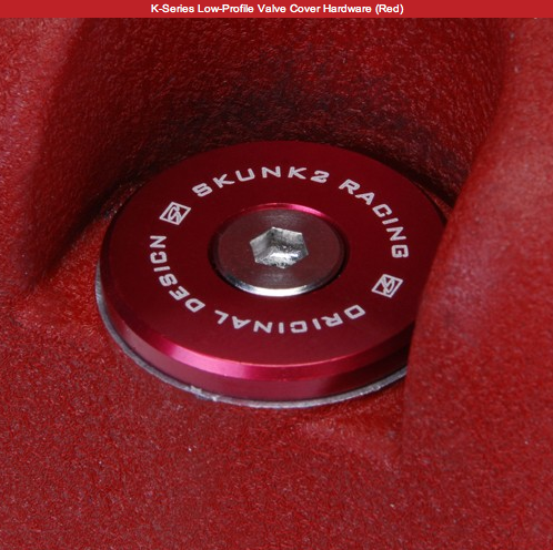Skunk2 Racing - Honda/Acura Skunk2 K-Series Low-Profile Valve Cover Hardware (Red)