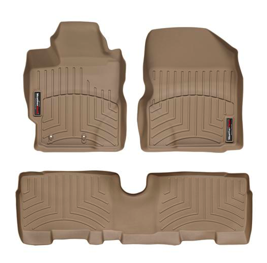 WeatherTech - 2007+ Toyota Yaris Sedan WeatherTech FloorLiner DigitalFit - Tan