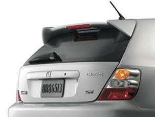 2002-2005 Honda Civic Si HFP Honda Rear Hatch Spoiler (Satin Silver Metallic)