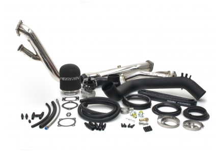 Perrin - 2002-2007 Subaru WRX & STI Perrin Rotated Turbo Tuner Kit - Black