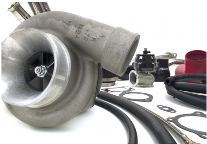 Perrin - 2002-2007 Subaru WRX and STI Perrin Rotated Turbo Kit GT3582R (.82 AR Housing) - Silver