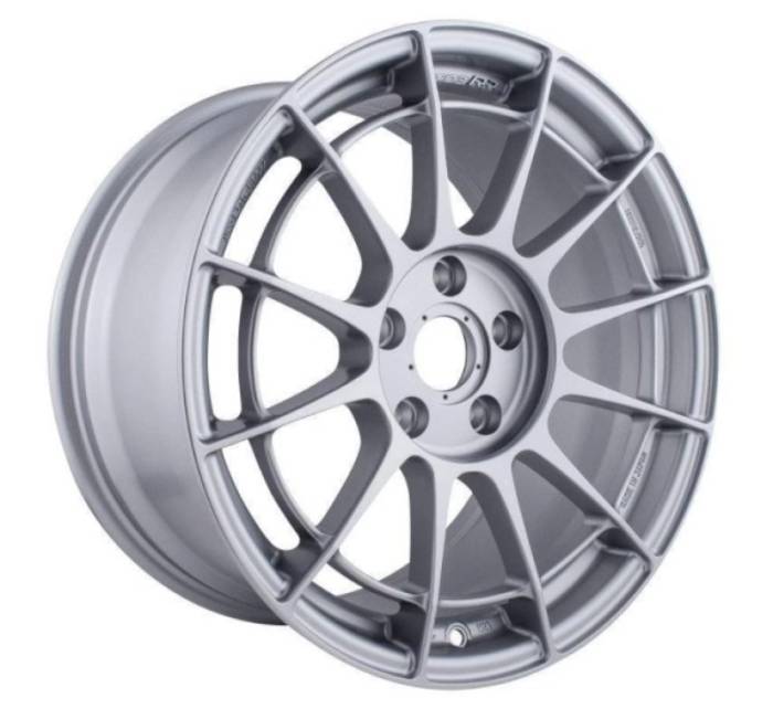 Enkei - Enkei NT03RR 18x9.5 5x100 46mm Offset 75mm Bore - Silver Paint Wheel 512-895-8046SP