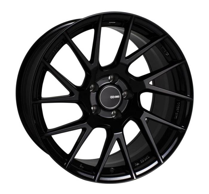 Enkei - Enkei TM7 17x8.0 5x114.3 45mm Offset 72.6mm Bore Gloss Black Wheel 507-780-6545BK