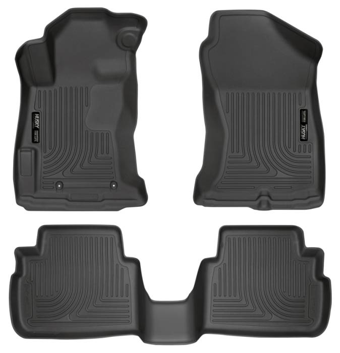 Husky Liners - Husky Liners 2017 Subaru Impreza Weatherbeater Black Front & 2nd Seat Floor Liners 99661