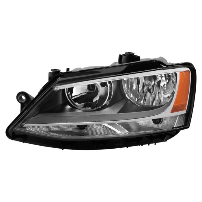 SPYDER - xTune Volkswagen Jetta 11-14 Driver Side Halogen Headlight - OEM L HD-JH-VJ11-OE-L 9939013