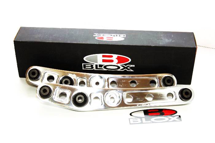 Blox - 1990-1993 Acura Integra Blox Racing Rear Lower Control Arms - Polished