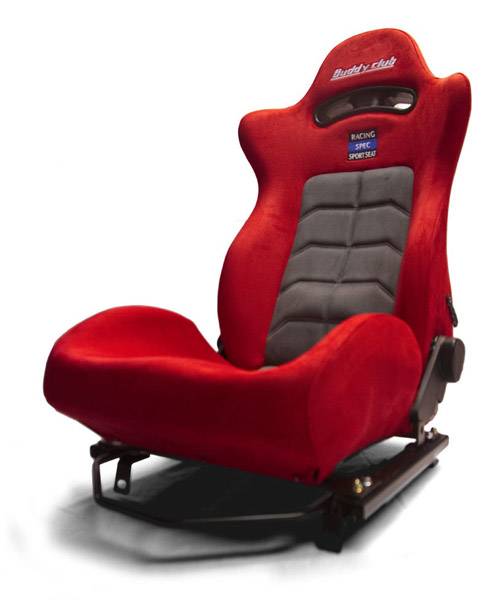 Buddy Club - Buddy Club Racing Spec Sport Reclinable Seat - Red