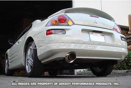 Greddy - 2002-2005 Mitsubishi Eclipse GT Greddy Racing Ti-C Cat Back Exhaust System