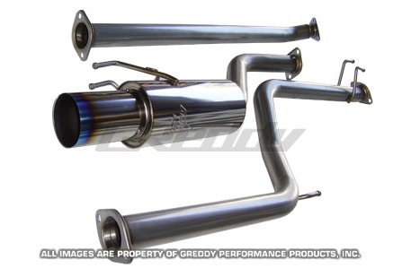 Greddy - 2006-2009 Honda Civic EX Sedan Greddy Racing Ti-C Cat Back Exhaust System