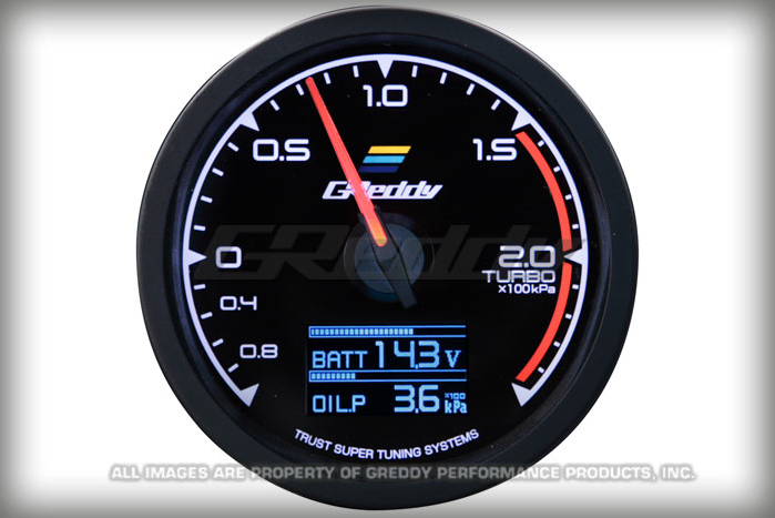 Greddy - Greddy Multi D/A Turbo Boost/Pressure/Temp Dial Gauge Set - 62mm Dia.