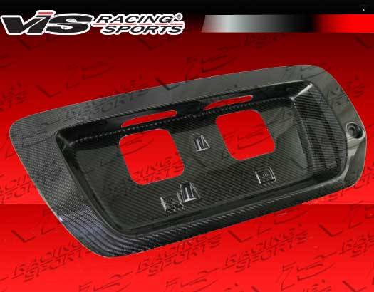 VIS - 2006-2011 Honda Civic 2dr VIS OEM Style Carbon Fiber License Plate Cover