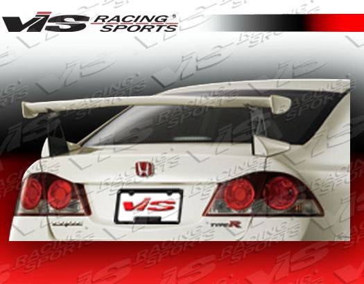 VIS - 2006-2011 Honda Civic 4dr VIS Techno R Carbon Fiber Spoiler -