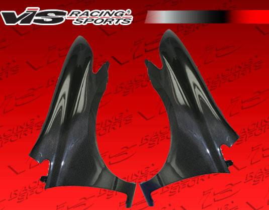 VIS - 2006-2011 Honda Civic 2dr VIS OEM Style Carbon Fiber Fenders