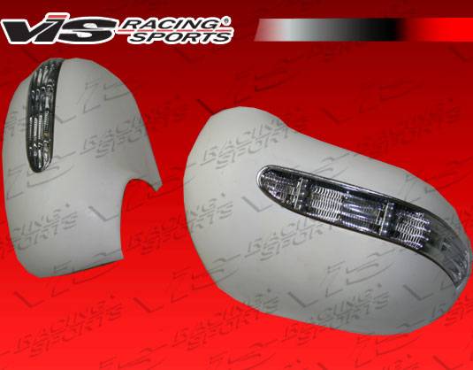 VIS - 2006-2011 Honda Civic 2dr VIS VIP Mirror Cover with LED Signal Light