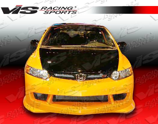 VIS - 2006-2011 Honda Civic Coupe VIS Techno R 2 Front Bumper