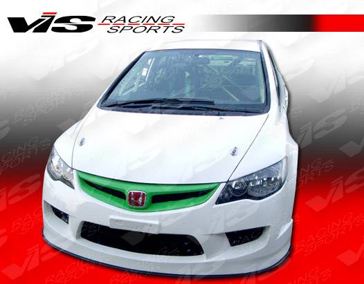 VIS - 2006-2011 Honda Civic 4dr VIS Jdm N1 Widebody Front Bumper