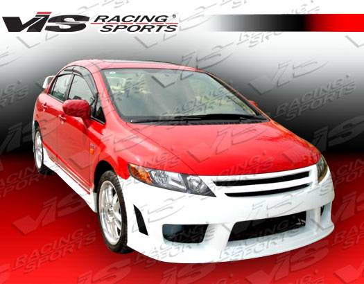 VIS - 2006-2011 Honda Civic 4dr VIS Zyclone Front Bumper