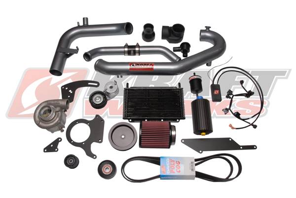 KraftWerks - 2007-2008 Honda Fit Kraftwerks Base Supercharger Kit (AT)