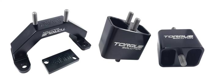 Torque Solution - Torque Solution Solid Billet Aluminum Engine & Transmission Mounts 02-14 Subaru WRX / 04-17 STi TS-SU-250SB