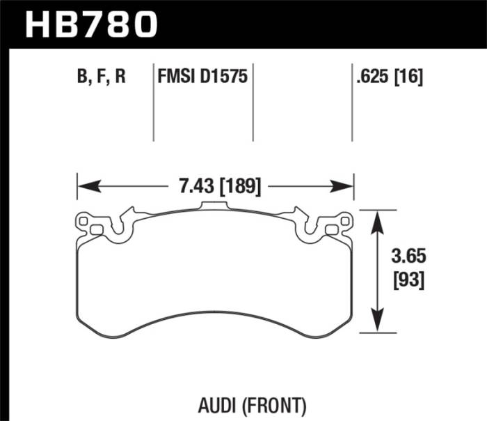 Hawk Performance - HPS 5.0 HB780B.625