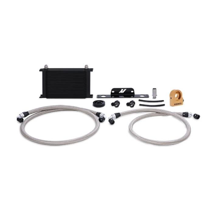 Mishimoto - Mishimoto 10-15 Chevrolet Camaro SS Thermostatic Oil Cooler Kit - Black MMOC-CSS-10TBK