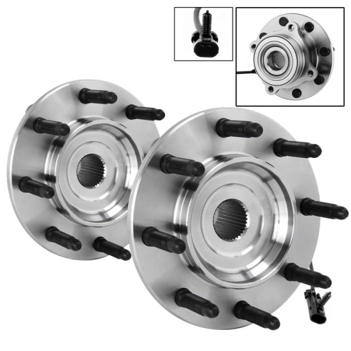 SPYDER - xTune Wheel Bearing and Hub 4WD Chevy Silverado 2500HD 99-04 - Front Left and Right BH-515058-58 9939068