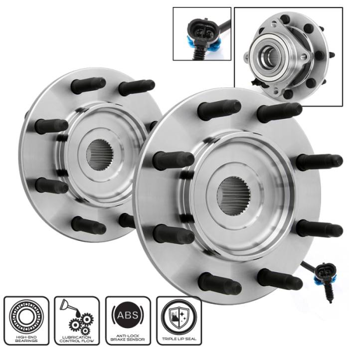 SPYDER - xTune Wheel Bearing and Hub ABS Chevy Avalanche 02-03 - Front Left and Right BH-515086-86 9939341