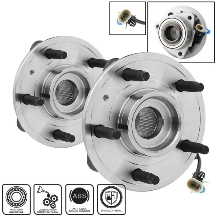 SPYDER - xTune Wheel Bearing and Hub Chevy Equinox 07-09 - Front Left and Right BH-513276-76 9939280