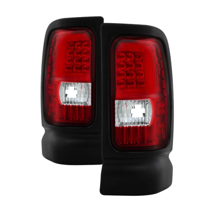 SPYDER - xTune Dodge Ram 1500 94-01 Tail Lights - Light Bar LED - Black ALT-ON-DRAM94V3-LBLED-RC 9038891