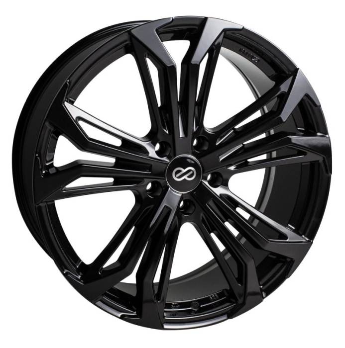 Enkei - Enkei Vortex 5 Wheel 18x8 40mm Offset, 5x120mm Bore- Black 510-880-1240bk