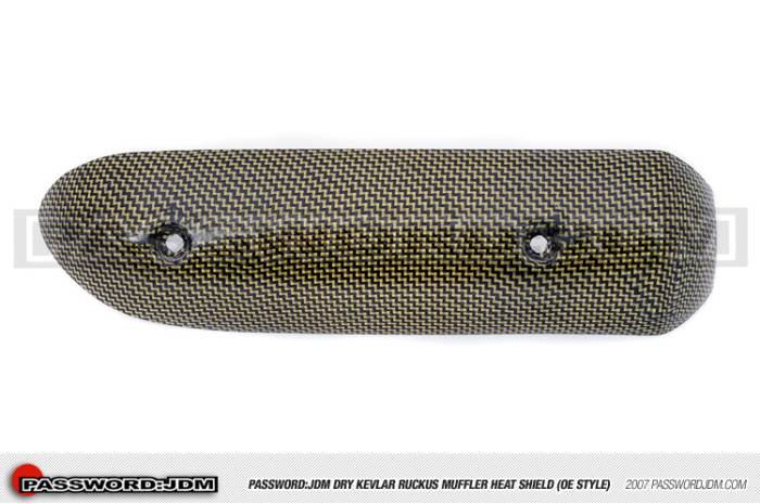 Password JDM - Honda Ruckus Password:JDM Dry Kevlar Muffler Heat Shield