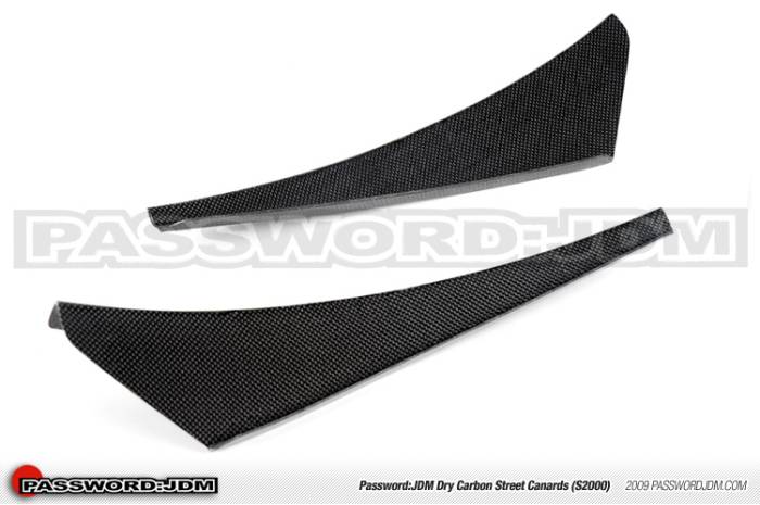 Password JDM - 2000-2009 Honda S2000 Password:JDM Dry Carbon Fiber Street Canards