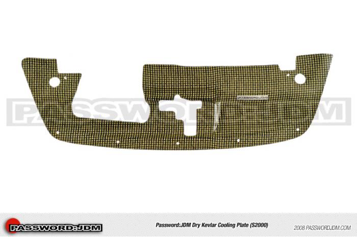 Password JDM - 2000-2009 Honda S2000 Password:JDM Dry Carbon Kevlar Cooling Plate S2000 w/ Cut Out