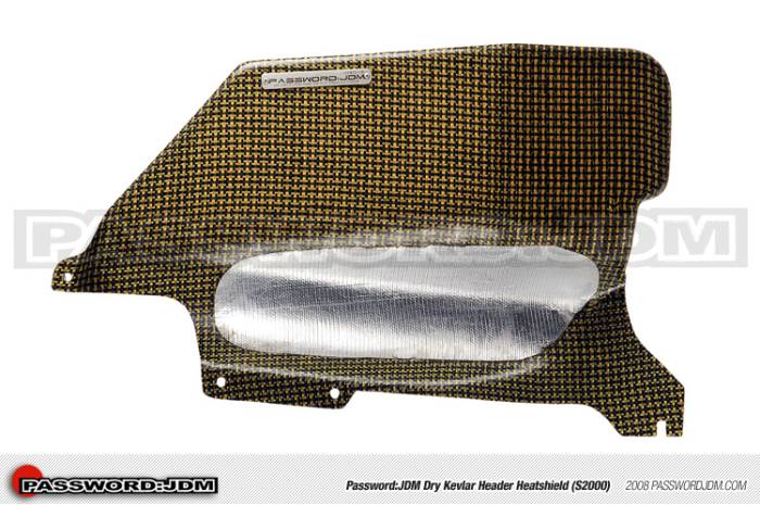 Password JDM - 2000-2009 Honda S2000 Password:JDM Dry Carbon Kevlar Header Heatshield