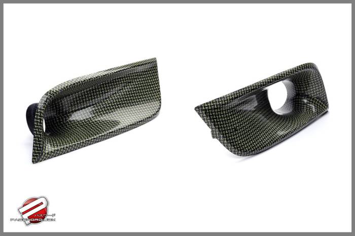 Password JDM - 2009-2011 Honda Civic Coupe Password:JDM Dry Carbon Kevlar Bumper Ducts