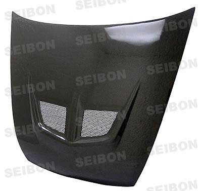 Seibon - 2003-2007 Honda Accord Sedan Seibon Carbon Fiber Hood - EVO Style