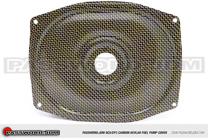 Password JDM - 2002-2005 Honda Civic Si Password:JDM Dry Carbon Kevlar Fuel Pump Cover