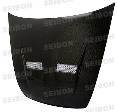 Seibon - 2003-2007 Honda Accord Sedan Seibon Carbon Fiber Hood - XT Style