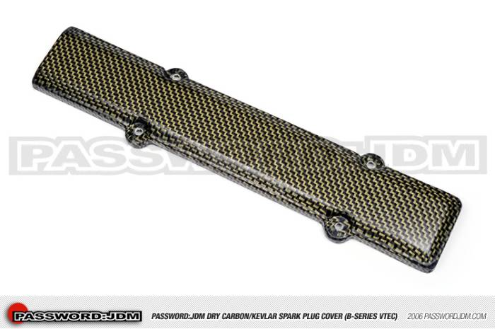 Password JDM - 1994-2001 Acura Integra Password:JDM Dry Carbon Kevlar Spark Plug Cover