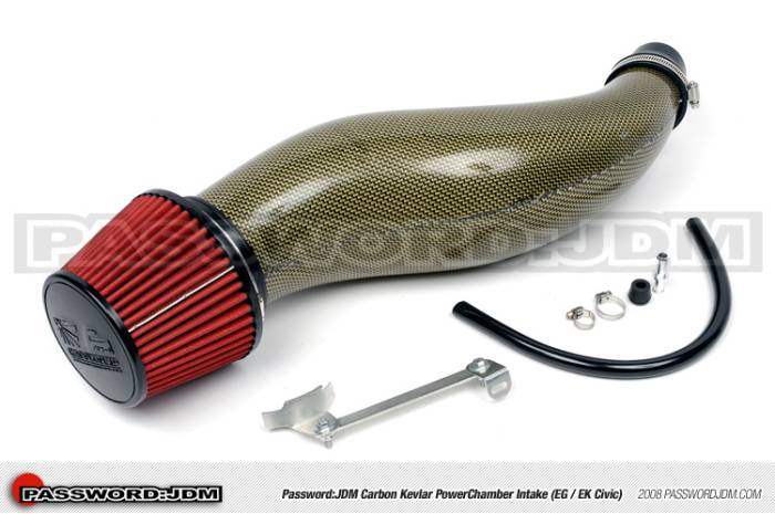 Password JDM - 1996-2000 Honda Civic EK Password:JDM Dry Carbon Kevlar PowerChamber Intake